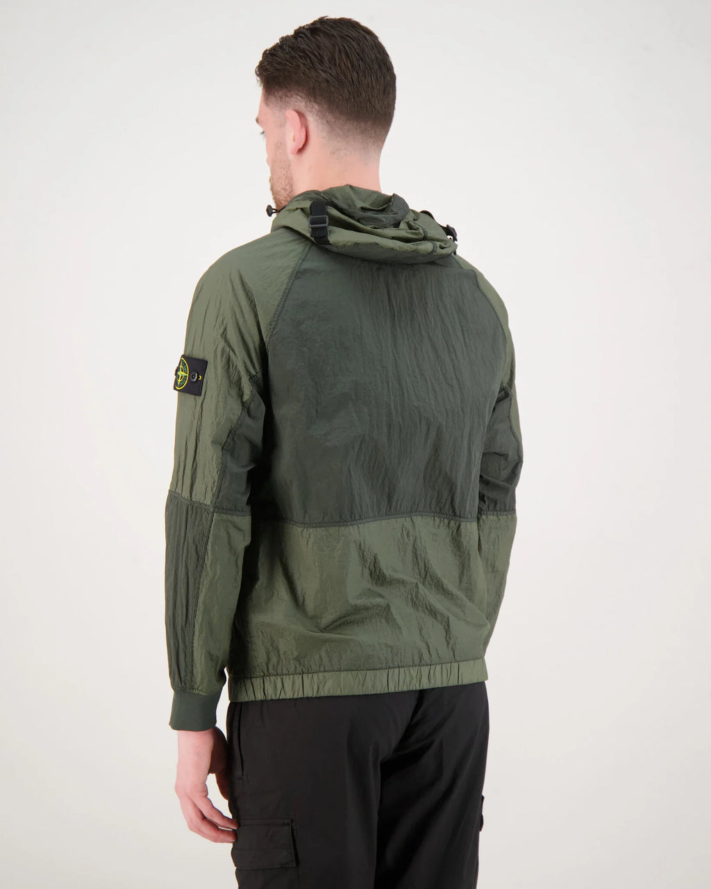 STONE ISLAND NYLON METAL WATRO-TC IN ECONYL JACKET MUSK GREEN