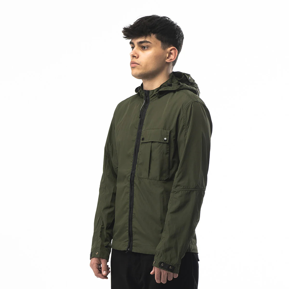 C.P. COMPANY JACKET WITH POCKET KHAKI