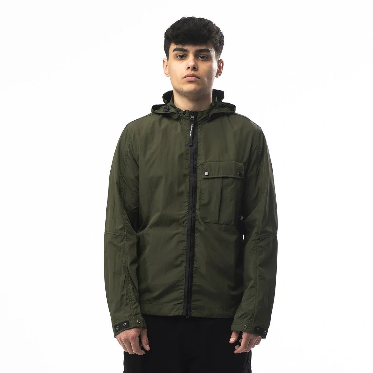 C.P. COMPANY JACKET WITH POCKET KHAKI