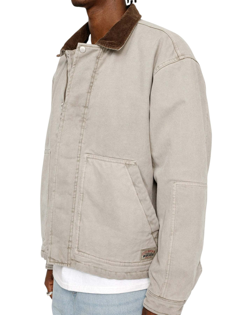 STUSSY WORKGEAR JACKET GREY