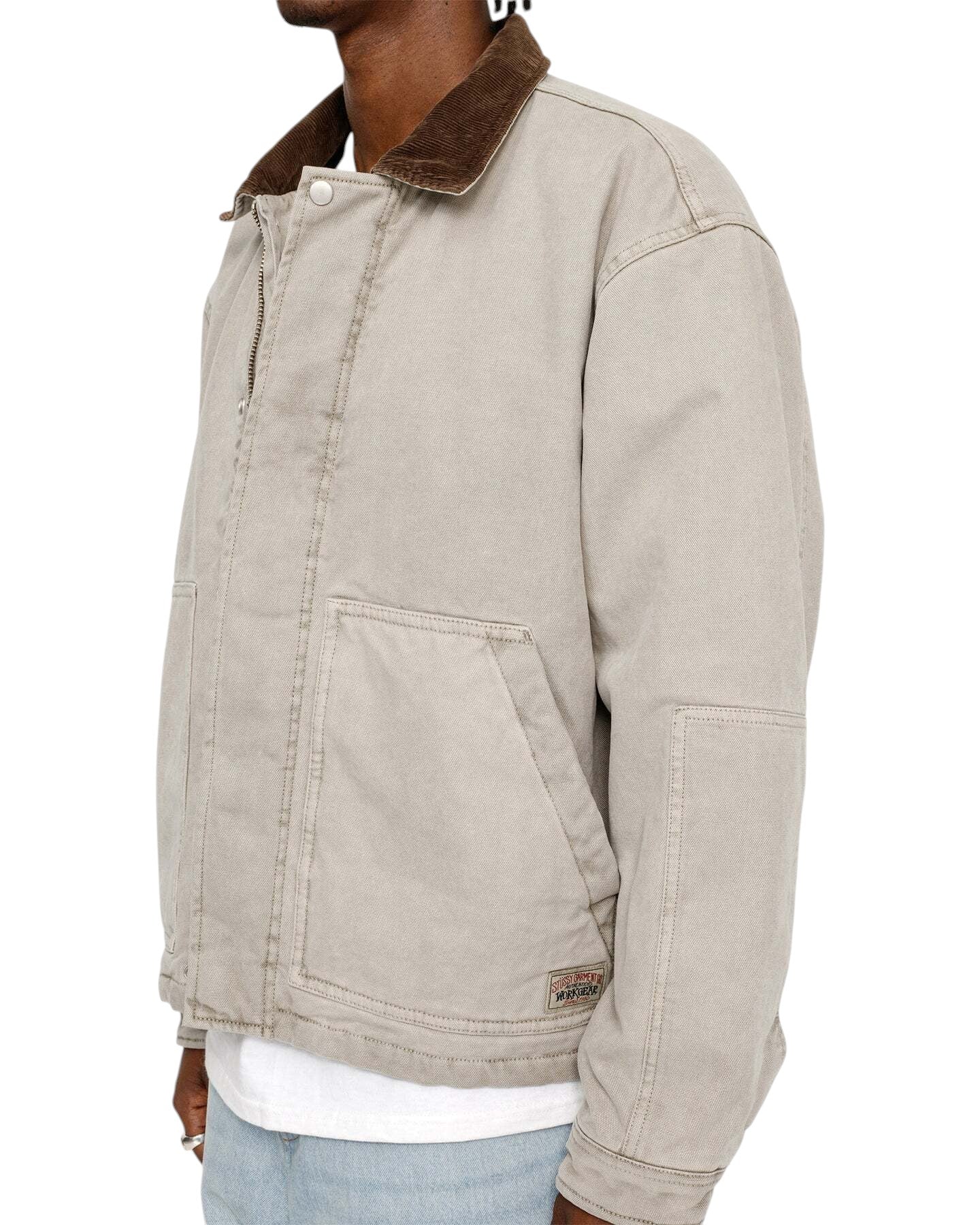 STUSSY WORKGEAR JACKET GREY