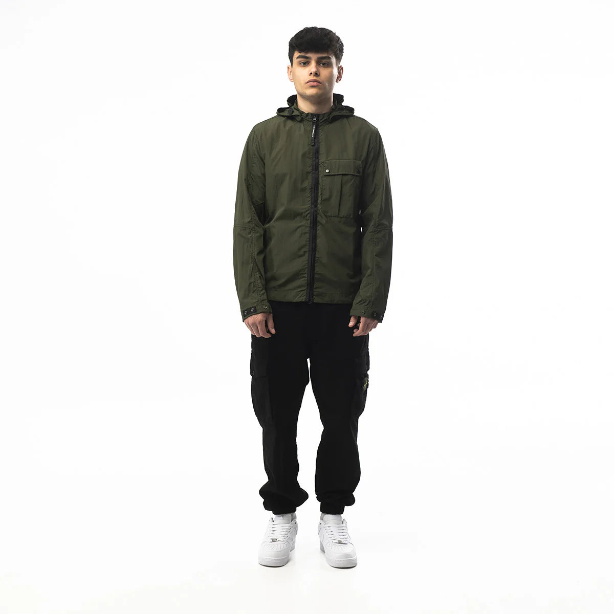 C.P. COMPANY JACKET WITH POCKET KHAKI