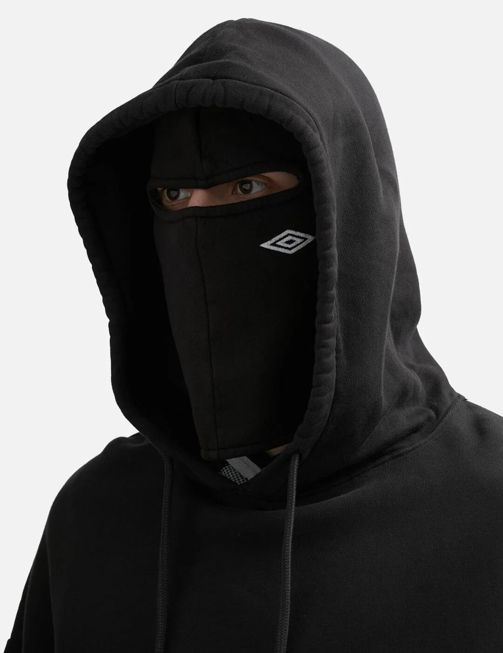 UMBRO X SLAM JAM MASKED HOODIE BLACK