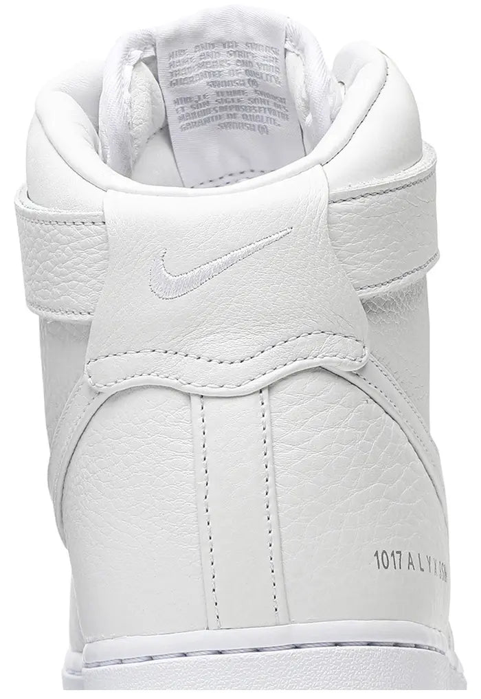 1017 ALYX 9SM X NIKE AIR FORCE 1 HIGH “TRIPLE WHITE”