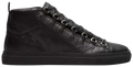 BALENCIAGA ARENA HIGH SNEAKER IN BLACK