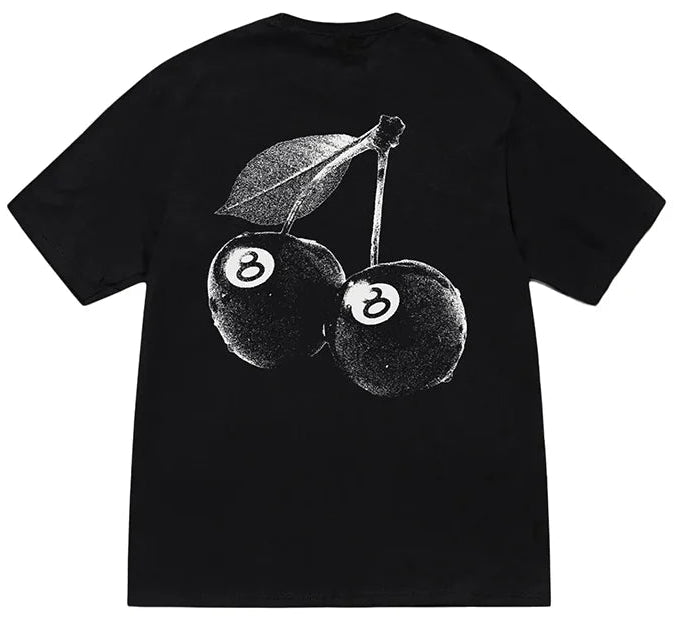 STUSSY CHERRIES TEE BLACK