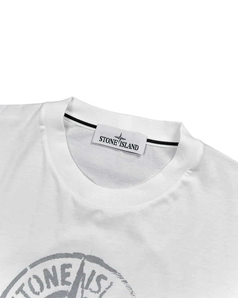 STONE ISLAND 'REFLECTIVE ONE' PRINT T-SHIRT WHITE