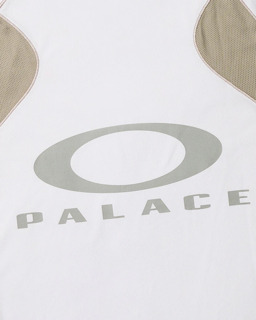 PALACE X OAKLEY TECH JERSEY WHITE