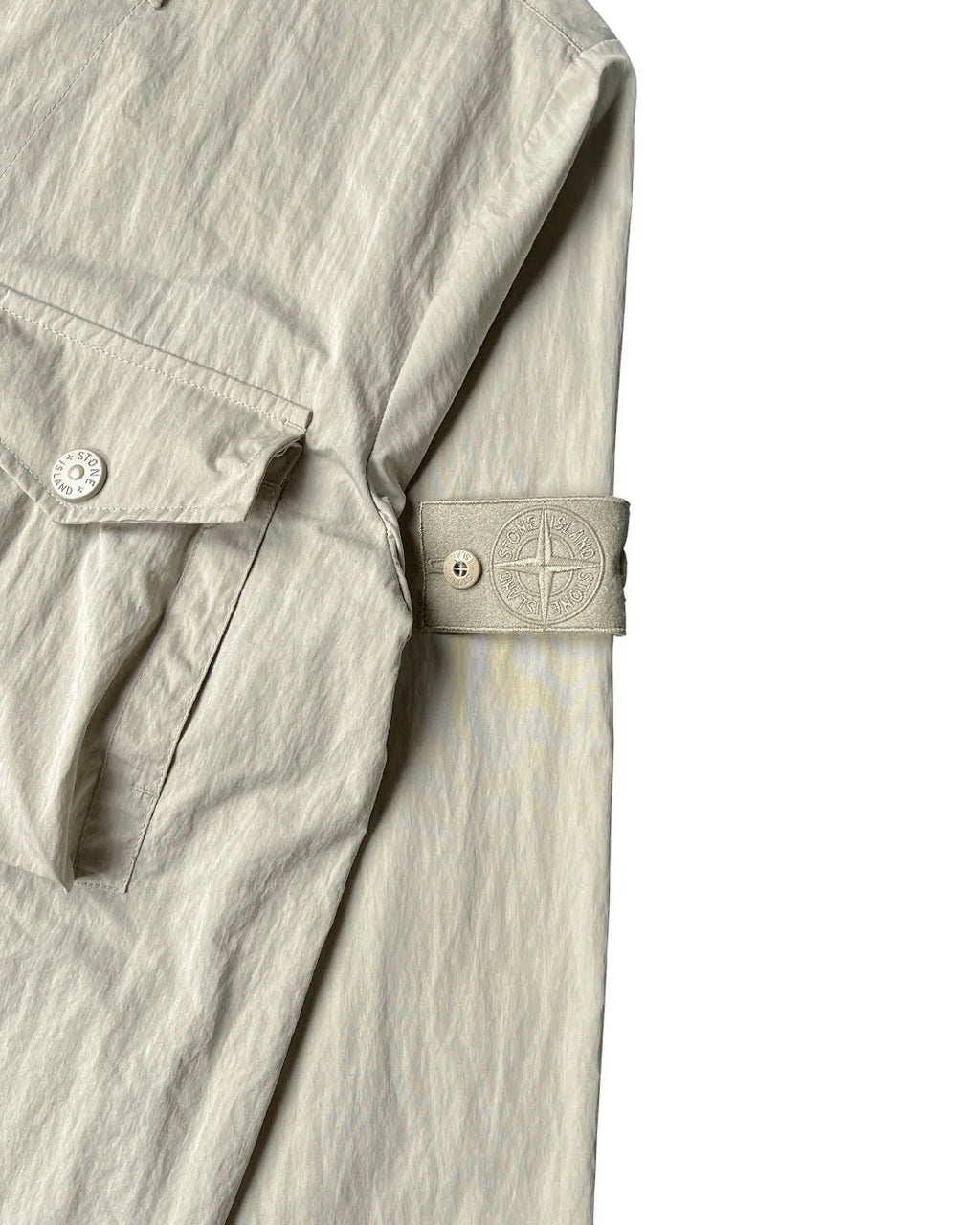 STONE ISLAND GHOST PIECE COTTON OVERSHIRT