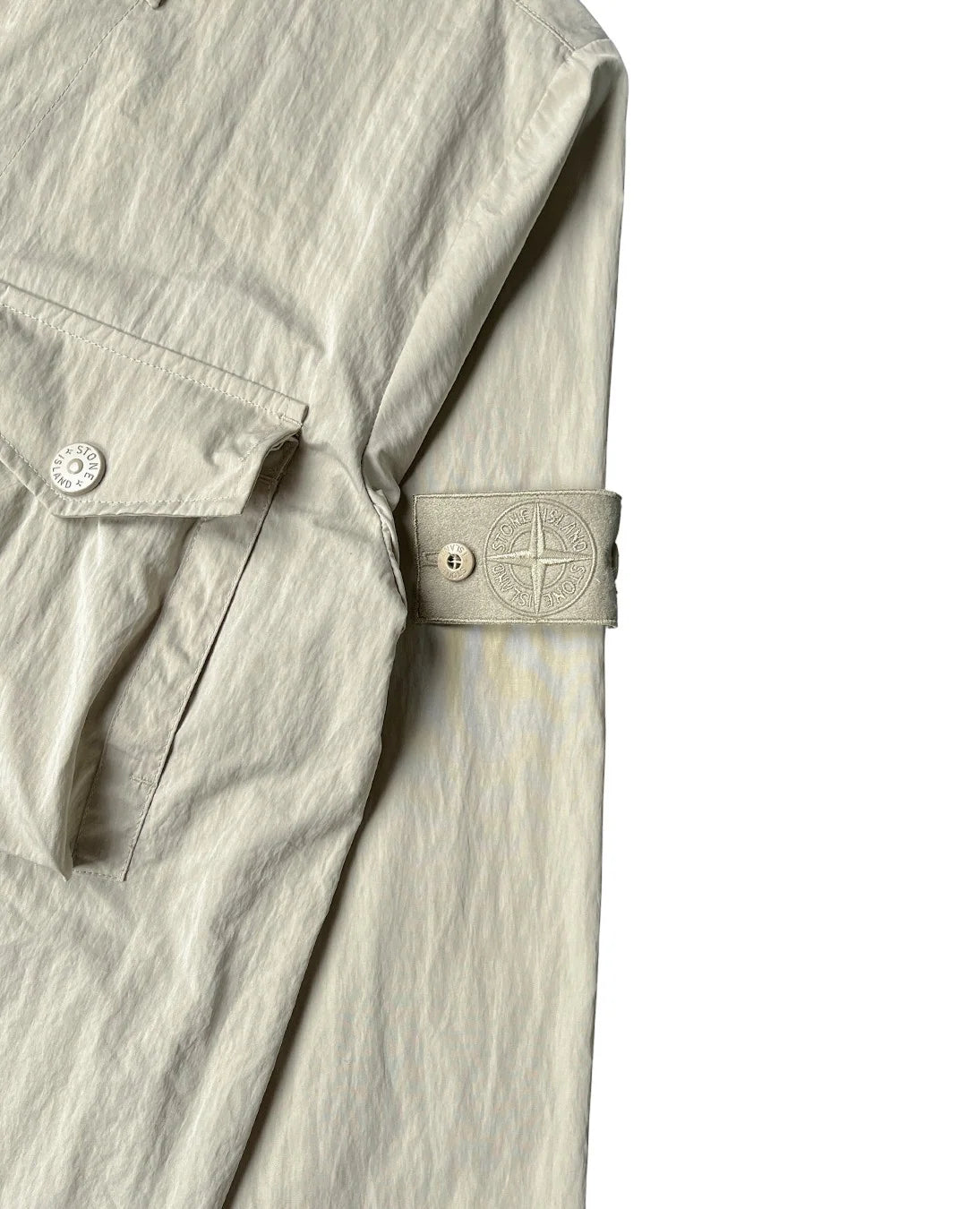 STONE ISLAND GHOST PIECE COTTON OVERSHIRT