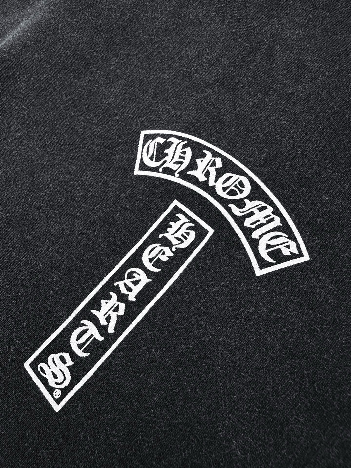 CHROME HEARTS LOGO WASHED ANTIQUE HOODIE