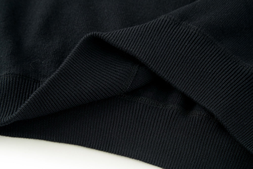 PRADA BLUE LOGO-EMBROIDERED HOODIE