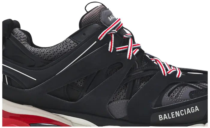 BALENCIAGA TRACK SNEAKER IN BLACK/RED