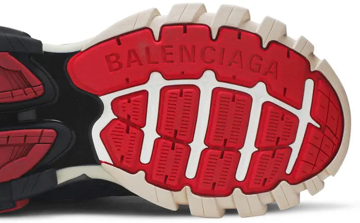 BALENCIAGA TRACK SNEAKER IN BLACK/RED