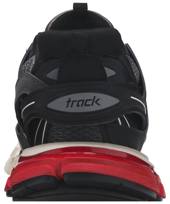 BALENCIAGA TRACK SNEAKER IN BLACK/RED