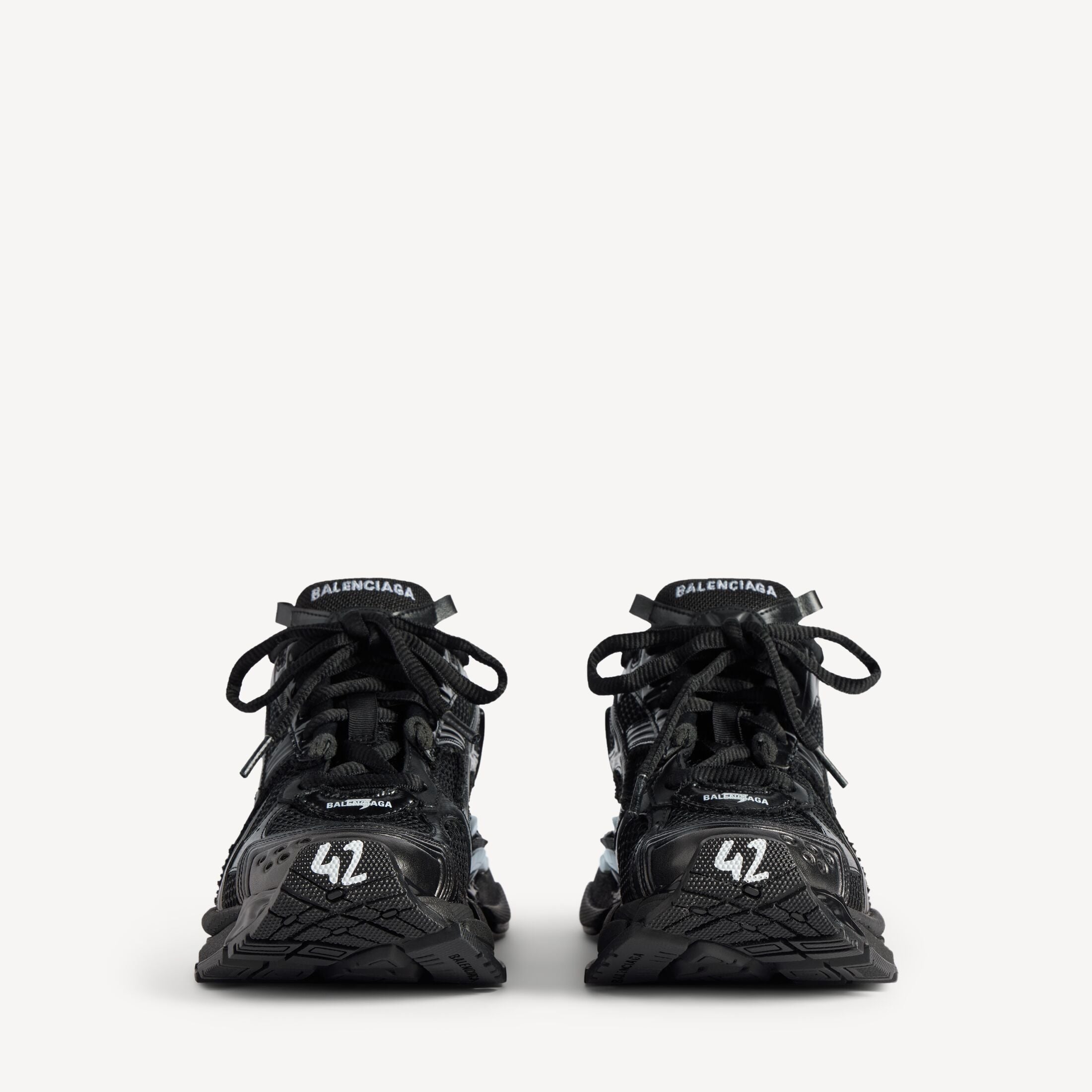 BALENCIAGA RUNNER LED SNEAKER IN BLACK