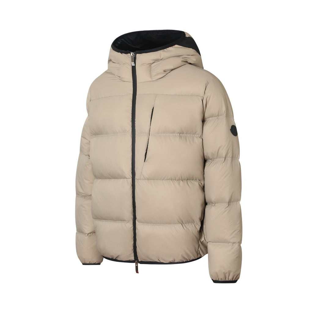 MONCLER POITEVIN HOODED SHORT DOWN JACKET