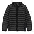 STONE ISLAND MICRO DOWN JACKET IN BLACK