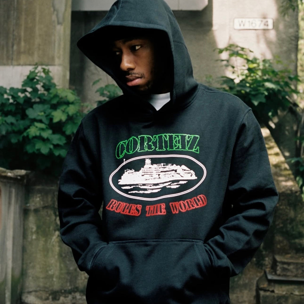 CORTEIZ OG ALCATRAZ ITALIA HOODIE “BLACK”