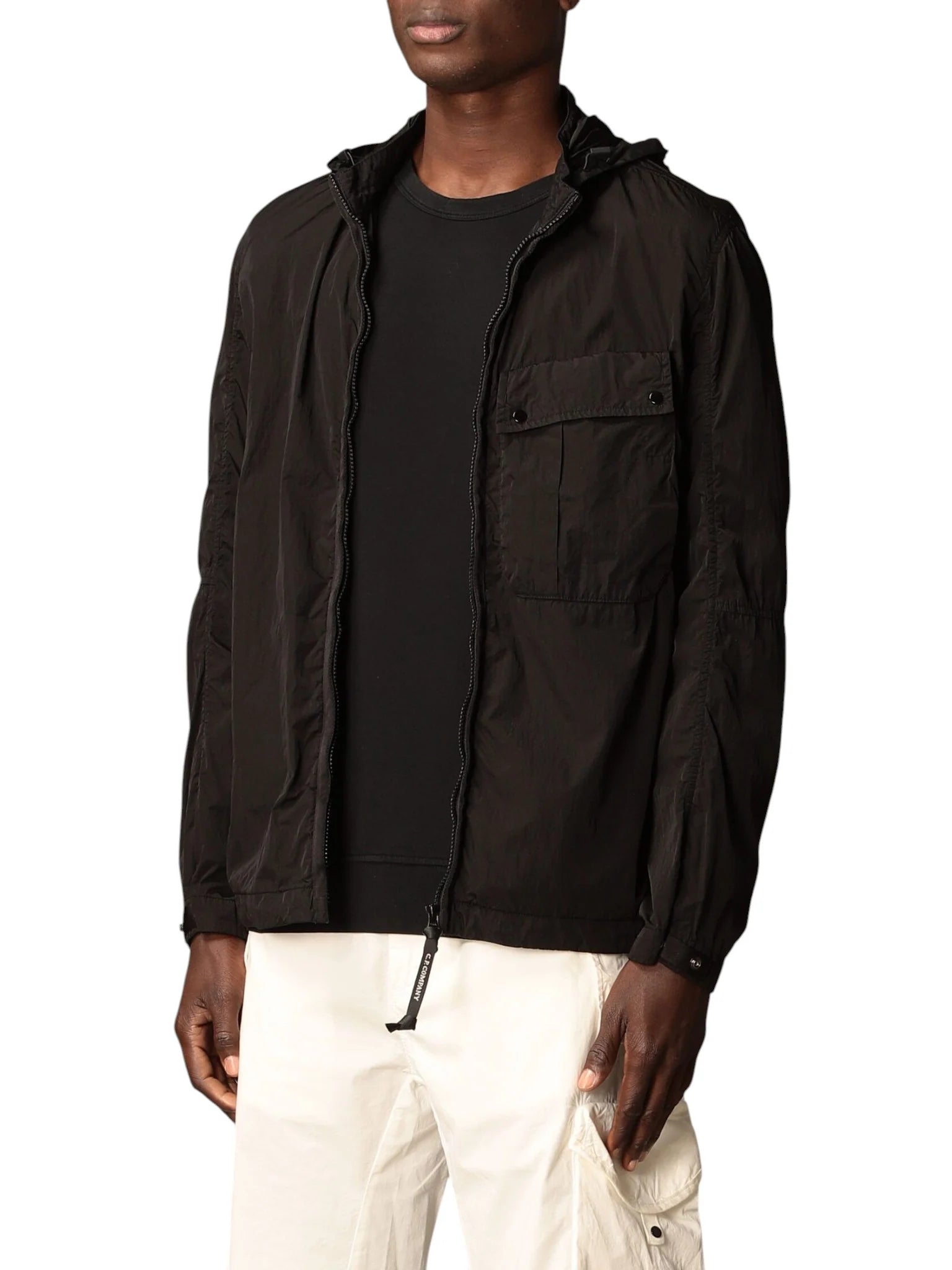 C.P. COMPANY JACKET WITH POCKET BLACK
