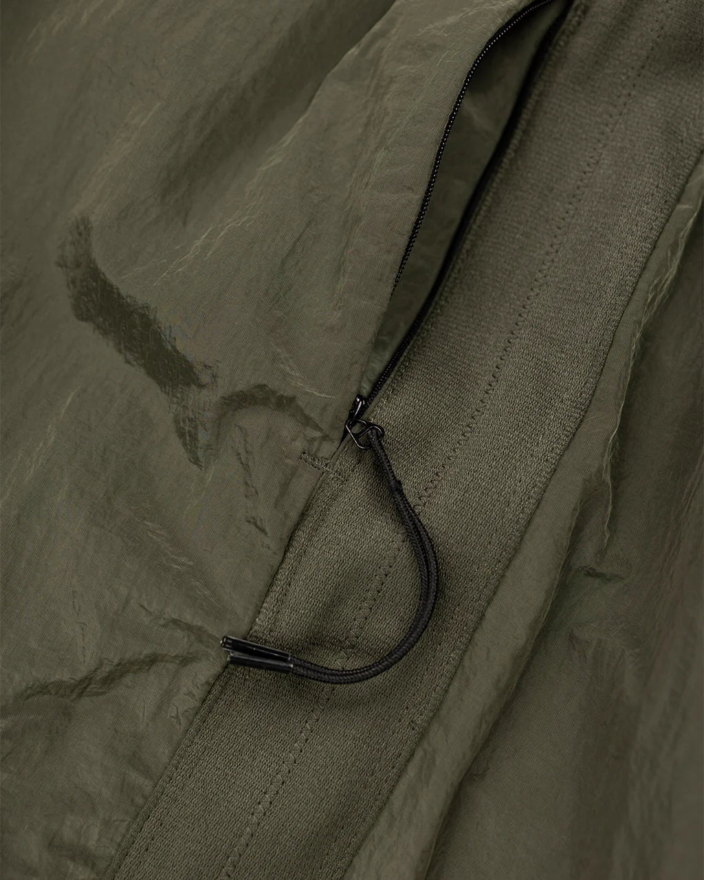 STONE ISLAND NYLON METAL TRACK PANTS OLIVE