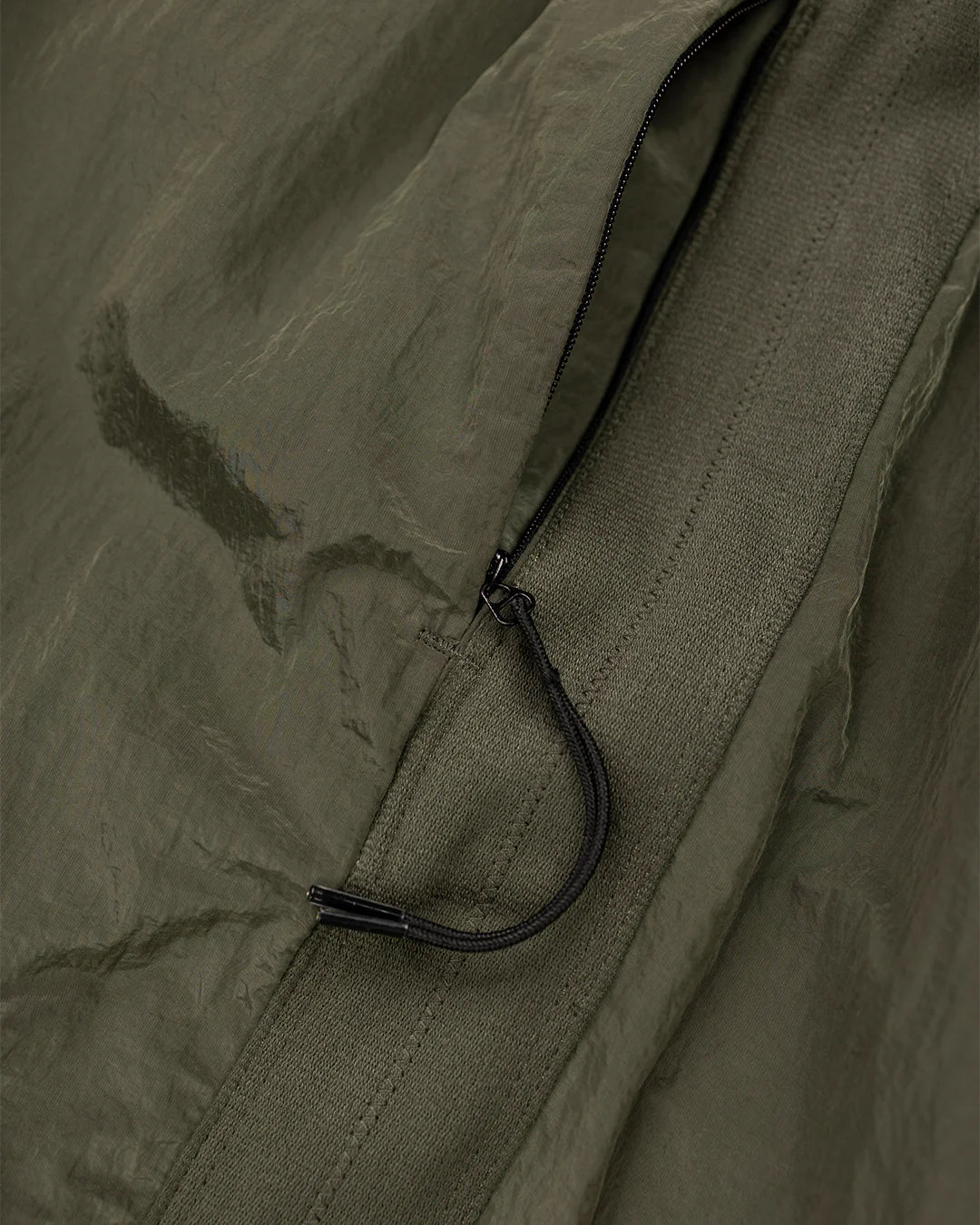 STONE ISLAND NYLON METAL TRACK PANTS OLIVE