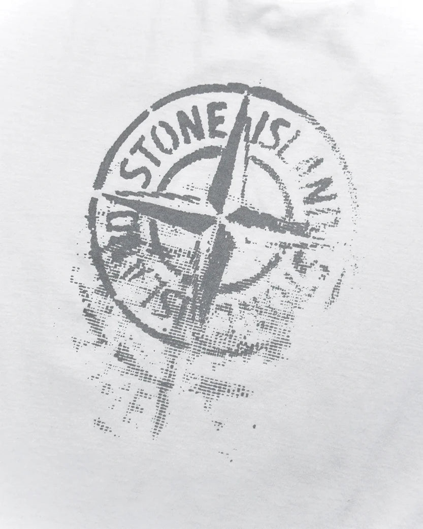 STONE ISLAND 'REFLECTIVE ONE' PRINT T-SHIRT WHITE