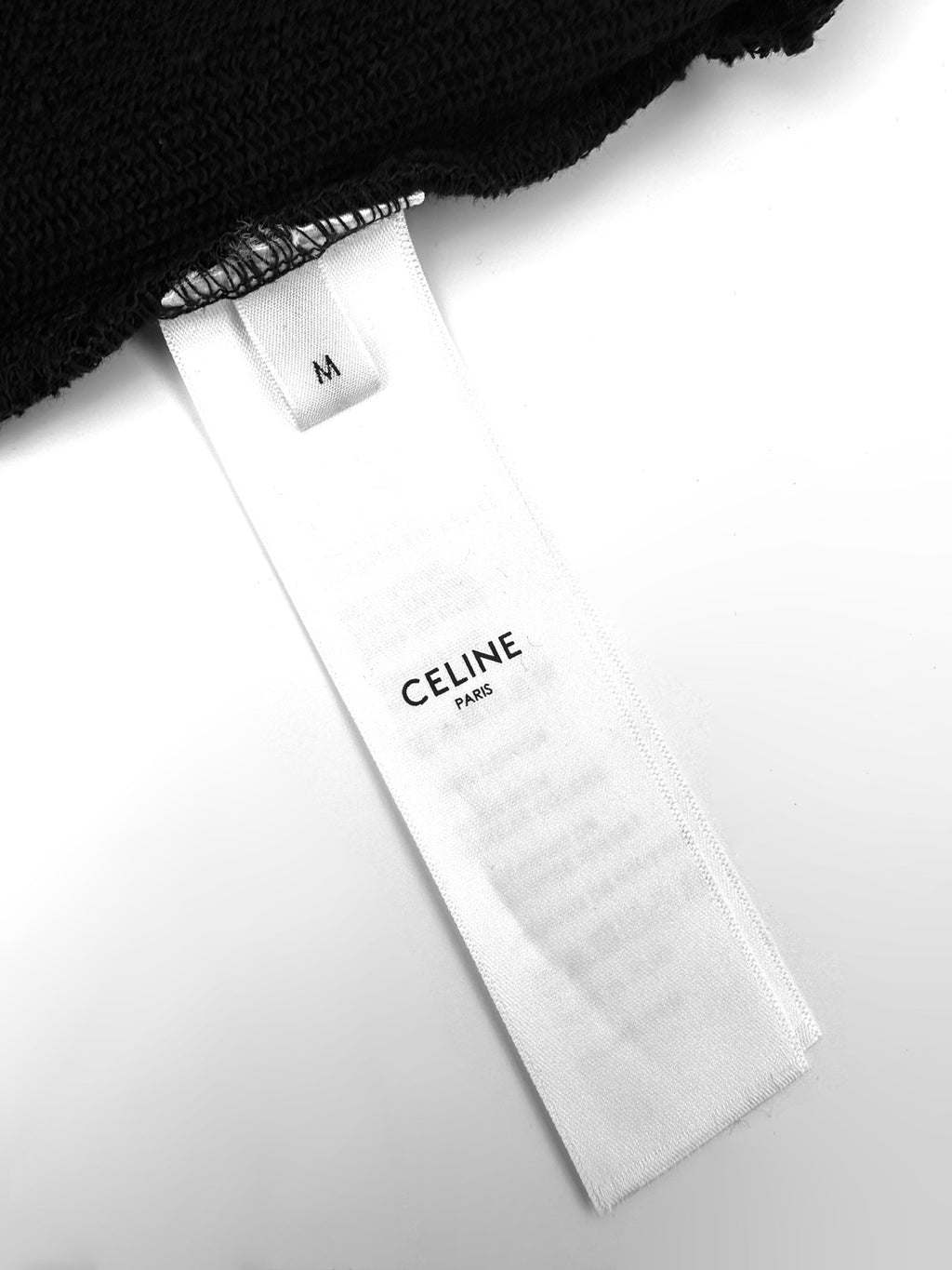 CELINE ZIPPED HOODIE IN COTTON FLEECE