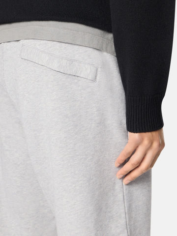 STONE ISLAND CARGO BERMUDA SHORTS IN DUST GREY MELANGE