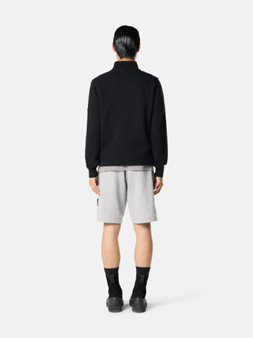 STONE ISLAND CARGO BERMUDA SHORTS IN DUST GREY MELANGE