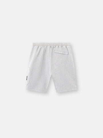 STONE ISLAND CARGO BERMUDA SHORTS IN DUST GREY MELANGE