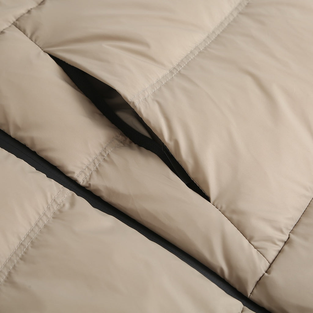 MONCLER POITEVIN HOODED SHORT DOWN JACKET