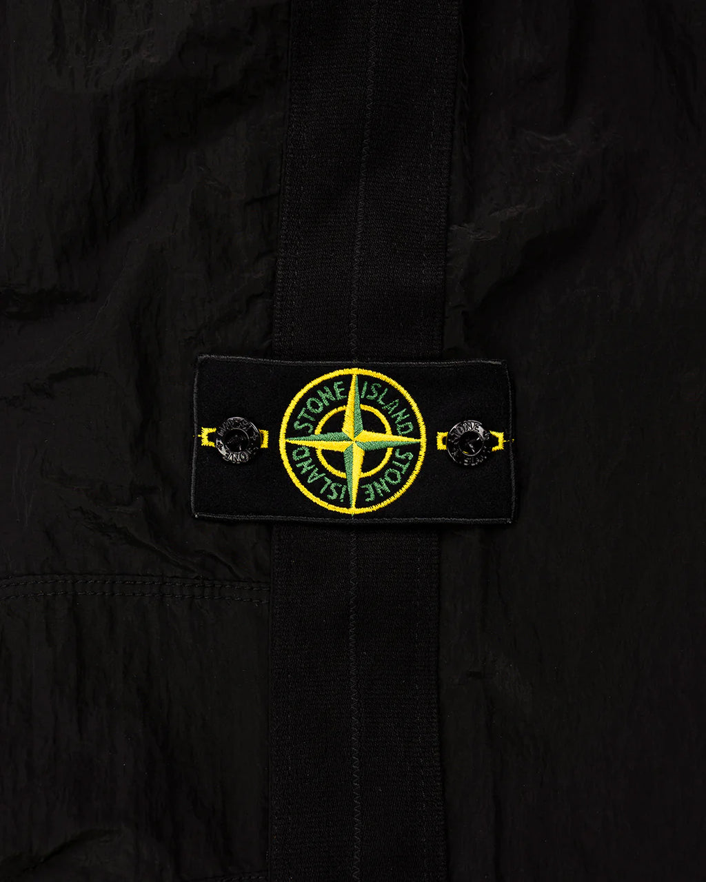 STONE ISLAND NYLON METAL TRACK PANTS BLACK