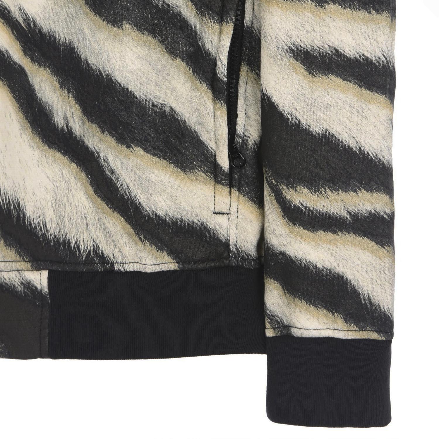STONE ISLAND ZEBRA PRINT HOODED JACKET