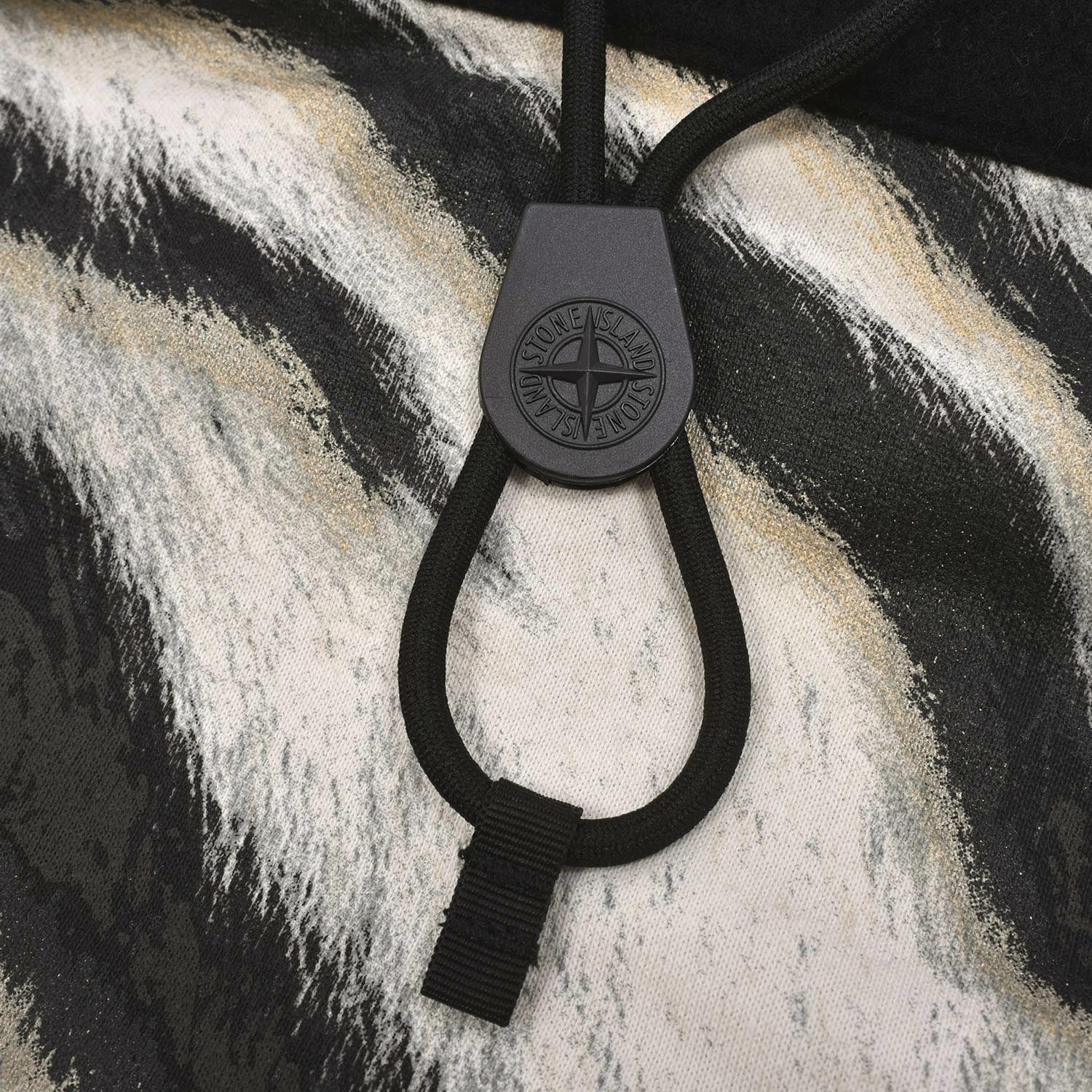STONE ISLAND ZEBRA PRINT HOODED JACKET