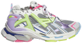 BALENCIAGA RUNNER SNEAKER “GREY LIGHT PURPLE NEON YELLOW”