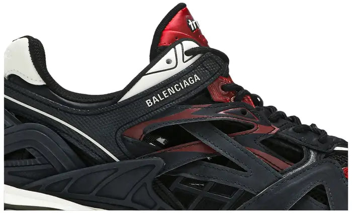 BALENCIAGA TRACK.2 TRAINER 'BLACK BURGUNDY'
