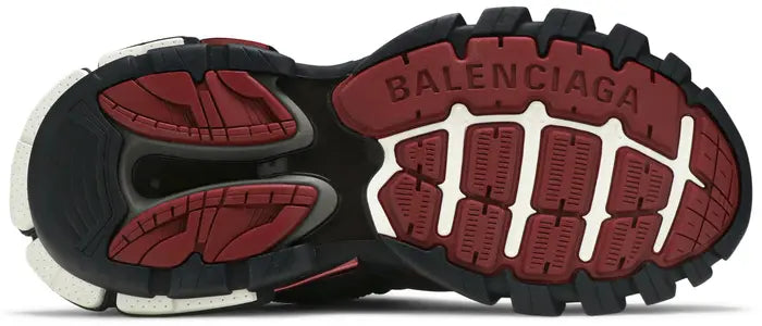BALENCIAGA TRACK.2 TRAINER 'BLACK BURGUNDY'