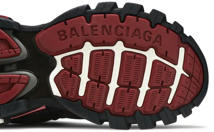 BALENCIAGA TRACK.2 TRAINER 'BLACK BURGUNDY'