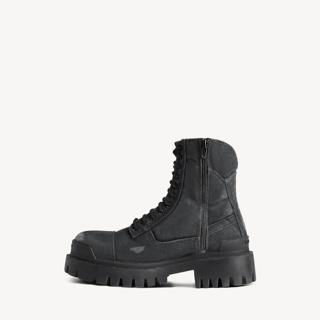 BALENCIAGA COMBAT STRIKE BOOT IN BLACK