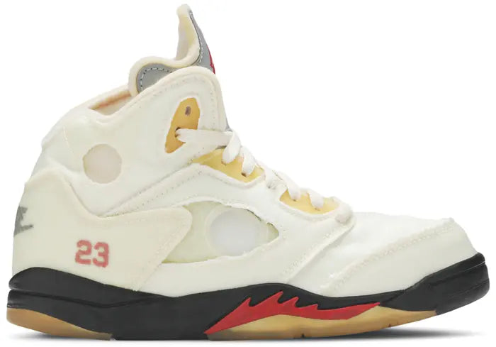 OFF-WHITE X AIR JORDAN 5 RETRO SP PS 'SAIL'