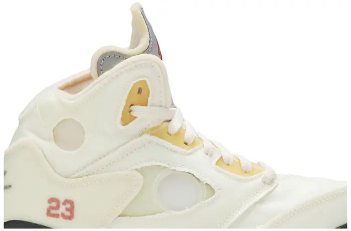 OFF-WHITE X AIR JORDAN 5 RETRO SP PS 'SAIL'