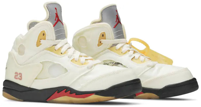 OFF-WHITE X AIR JORDAN 5 RETRO SP PS 'SAIL'