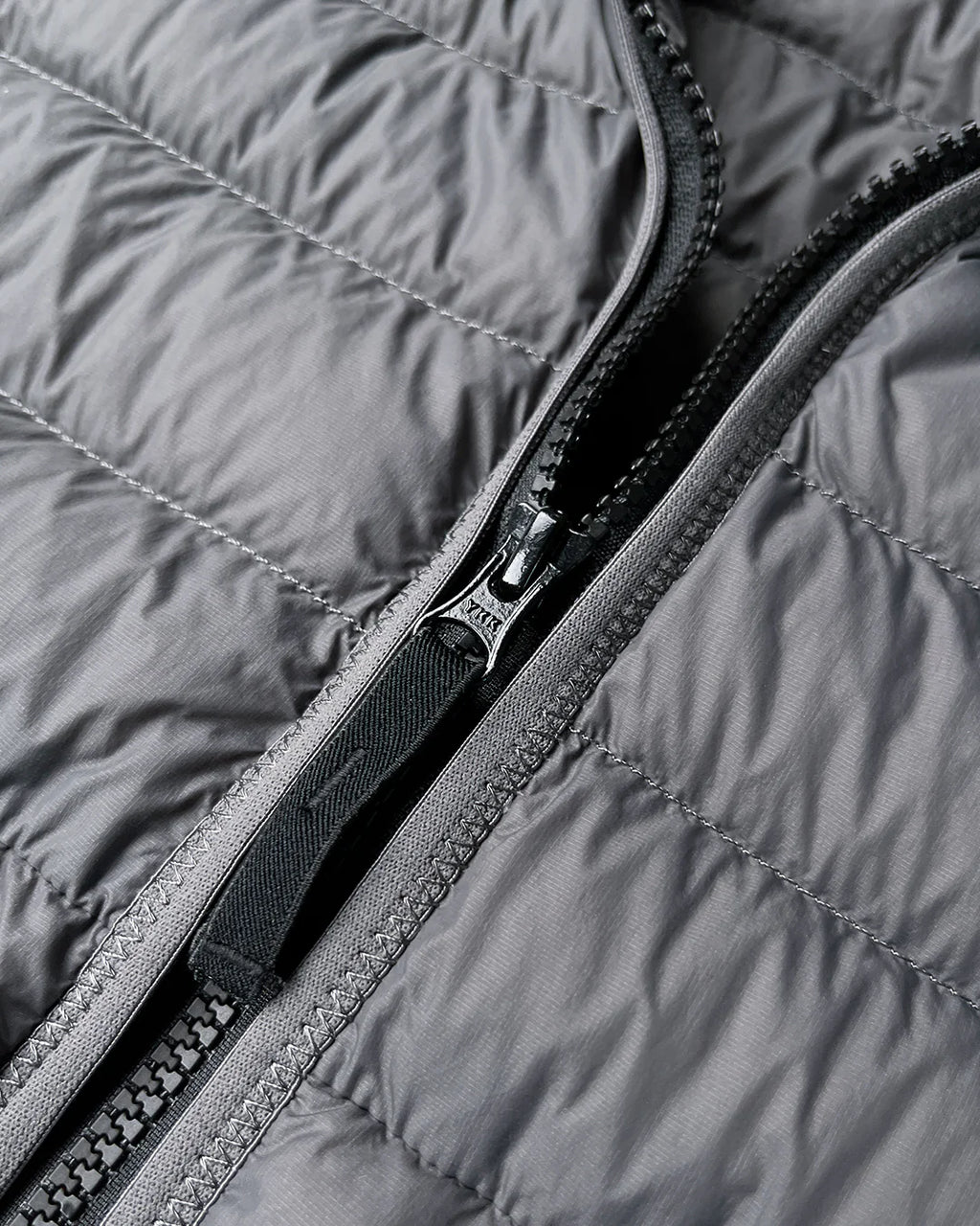 STONE ISLAND GARMENT DYED MICRO YARN DOWN GILET STEEL GREY