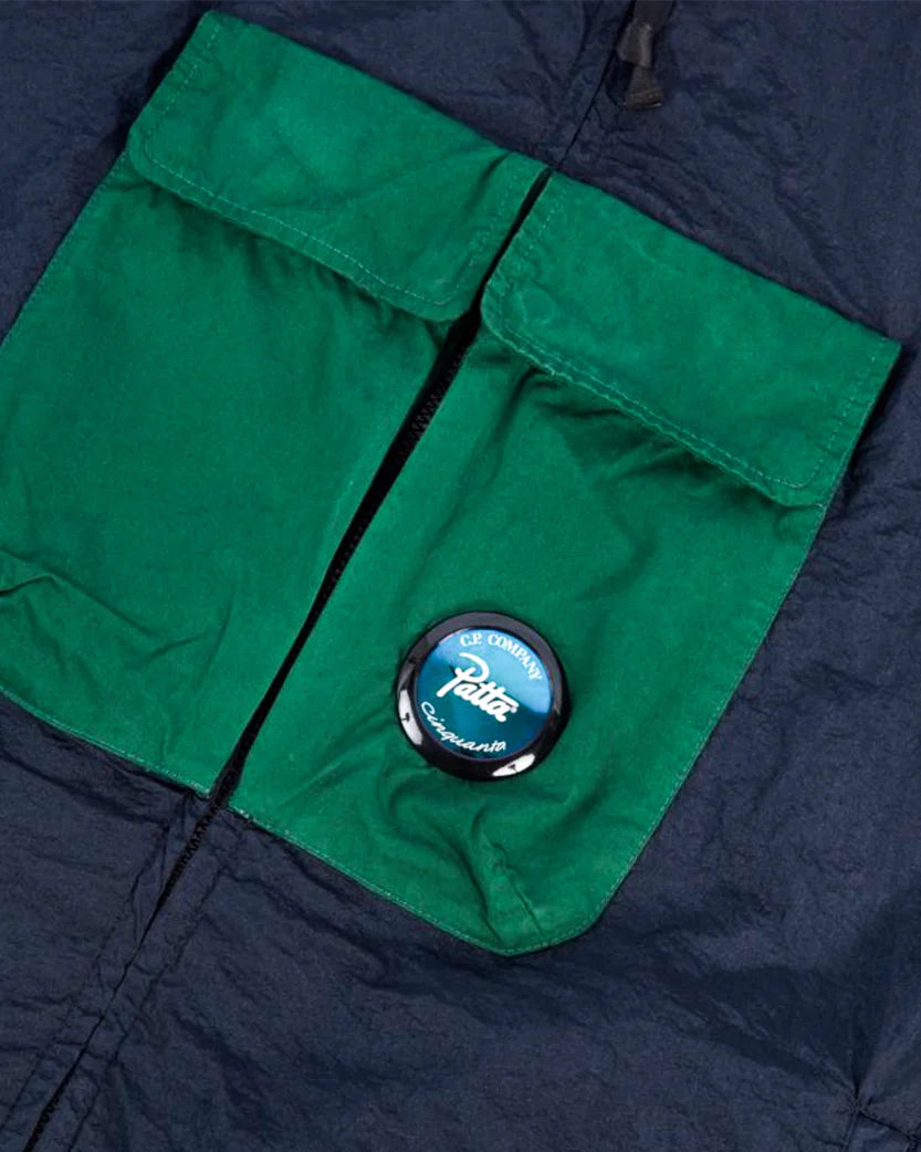PATTA X C.P. COMPANY M.T.T.N. TRACKSUIT TOP TOTAL ECLIPSE