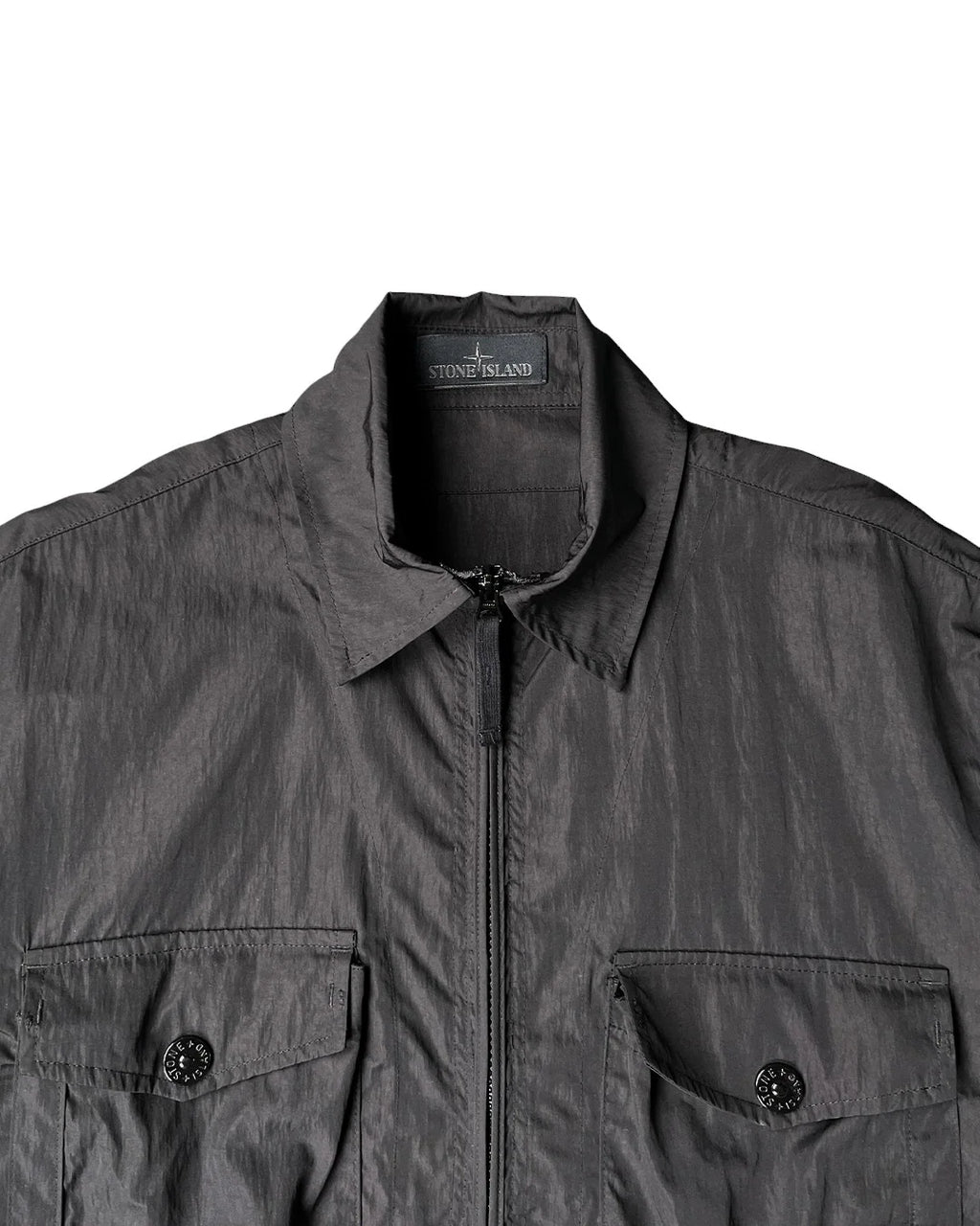 STONE ISLAND GHOST PIECE COTTON OVERSHIRT