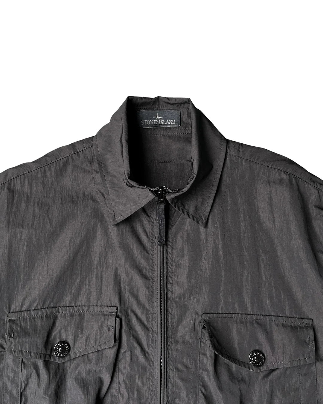 STONE ISLAND GHOST PIECE COTTON OVERSHIRT