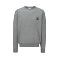 BURBERRY INTARSIA LOGO WOOL SWEATER
