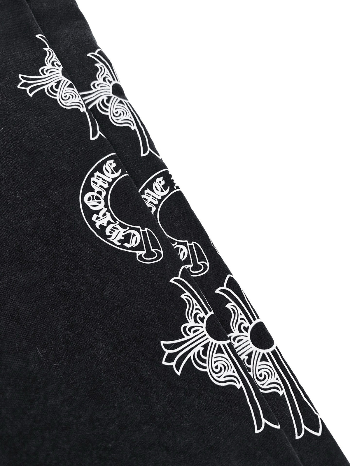 CHROME HEARTS LOGO WASHED ANTIQUE HOODIE