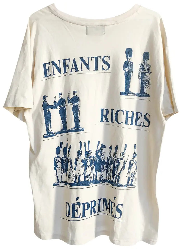 ENFANTS RICHES DÉPRIMÉS CAVALRY T-SHIRT 'CREAM'